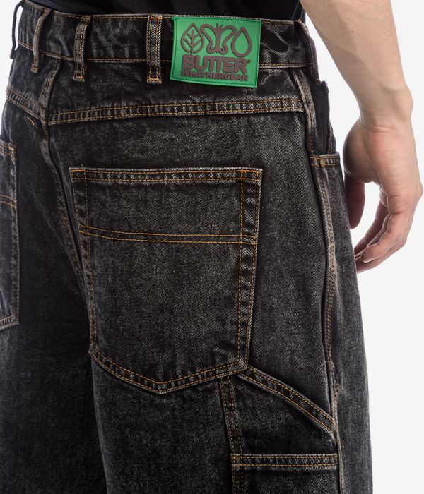 Butter Goods Weathergear Heavy Weight Denim Shorts (gun metal)