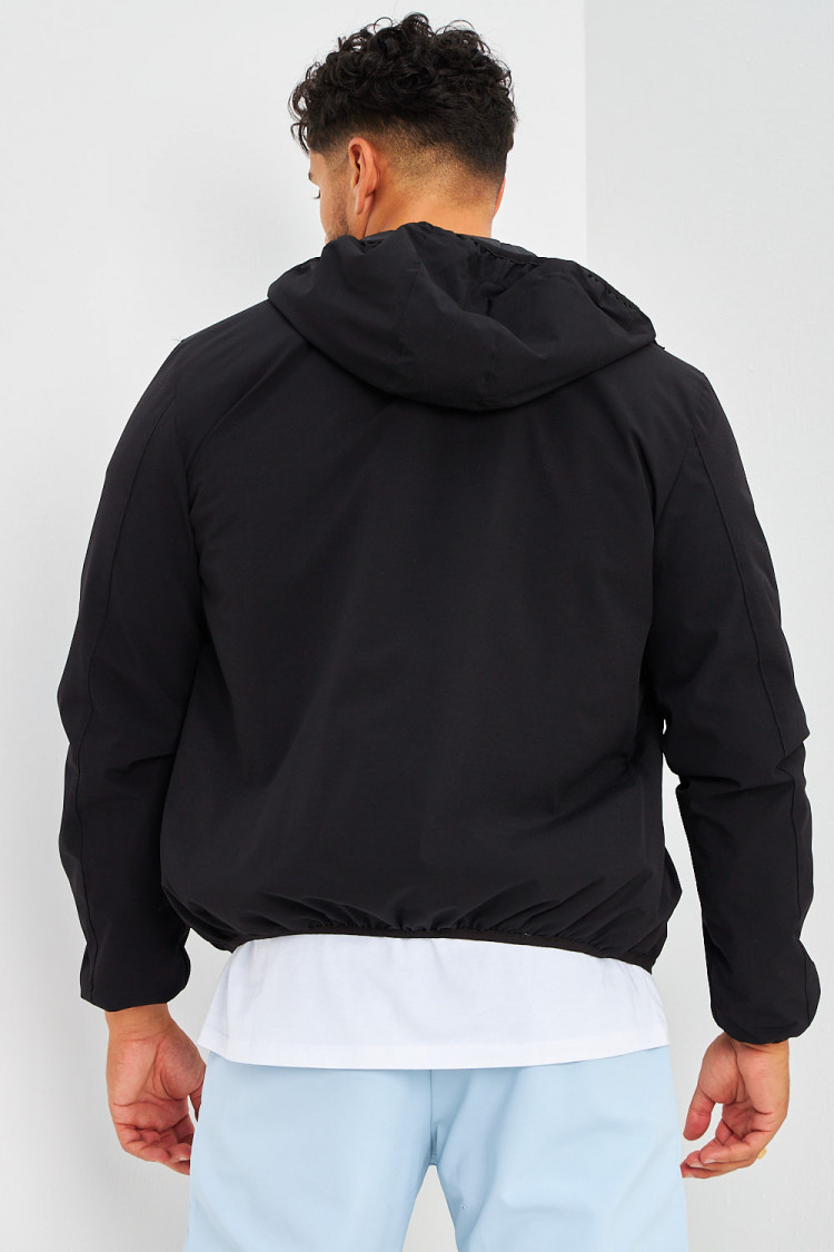Blouson à capuche noir