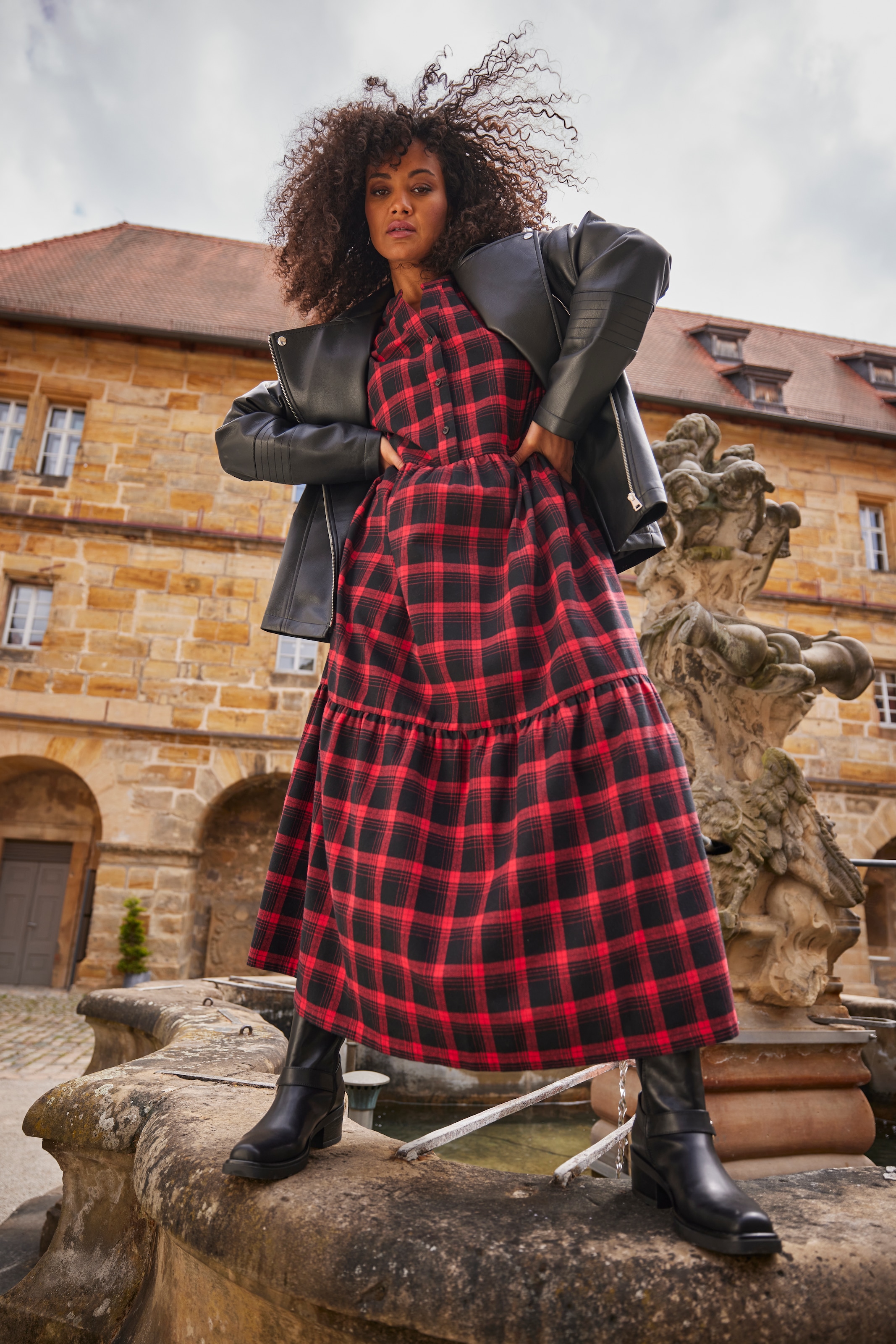 Aniston PLUS Bikerjacke im Biker-Look - NEUE KOLLEKTION