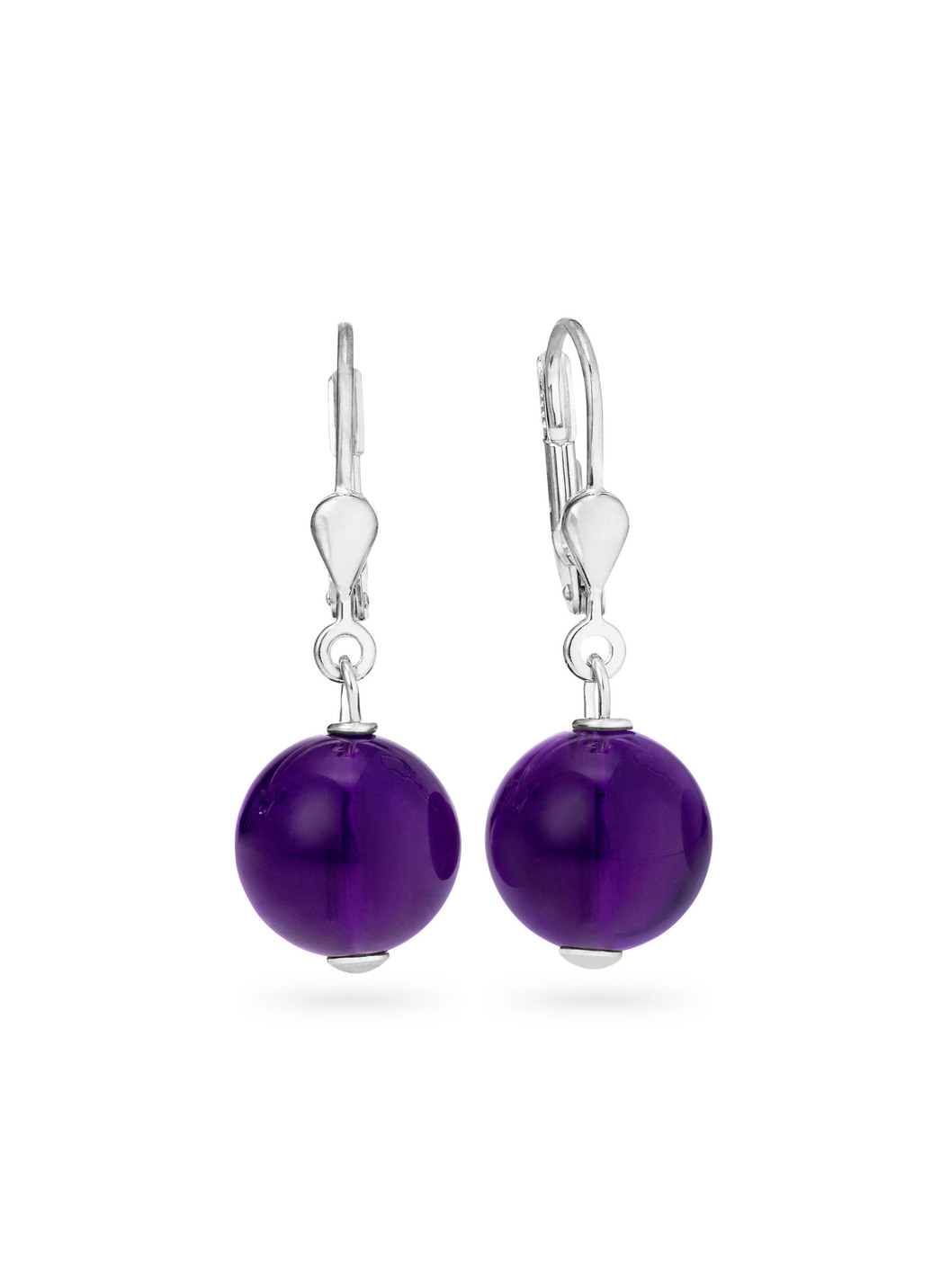 Ohrringe mit echt Amethyst