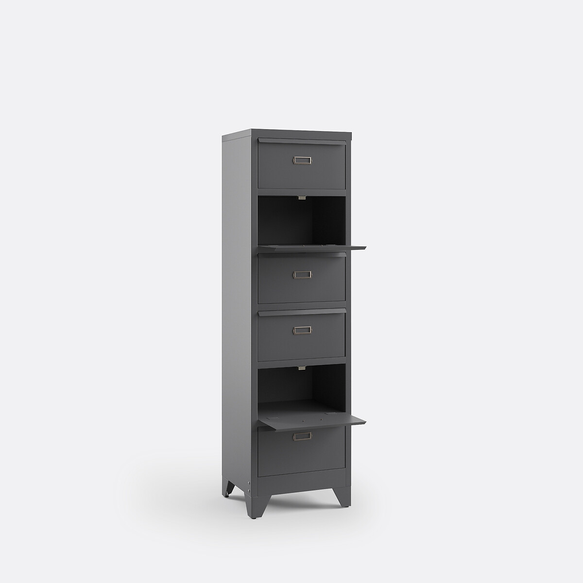 LA REDOUTE INTERIEURS<br>Cômoda metálica com portas de dobradiça, Hiba