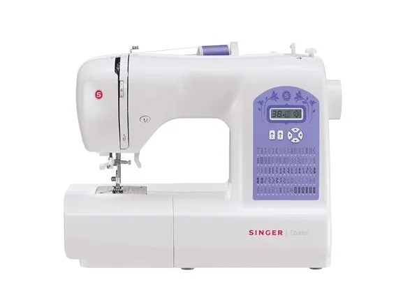 Singer Starlet 6680 - Symaskine - 80 søm - 6 et-trins knaphuller - LCD display
