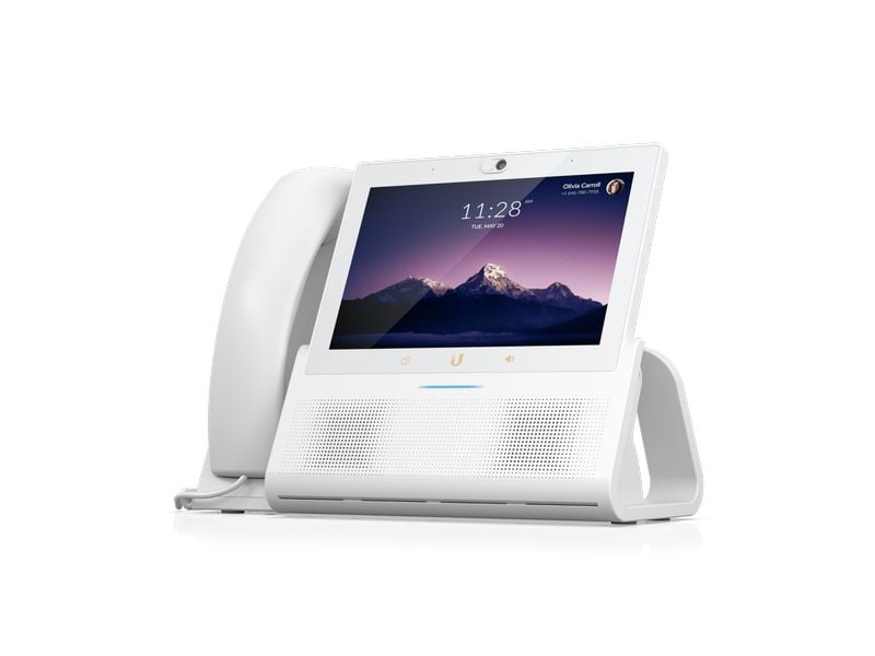 Ubiquiti Phone Touch Max Weiss Premium-Desktop-Smartphone, das das ultimative Benutzererlebnis bietet