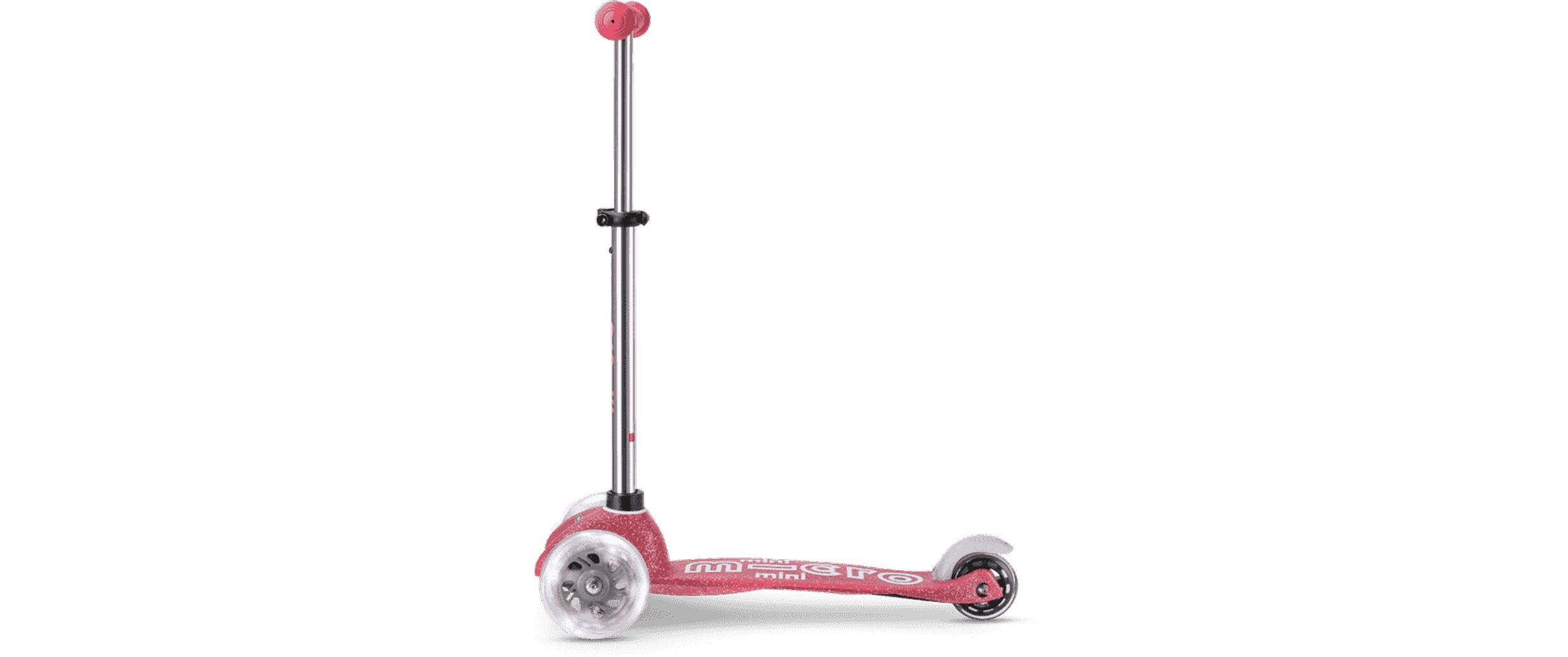 Kickboard Mini Micro Deluxe Fairy Glitter LED PinkScooter für Kinder