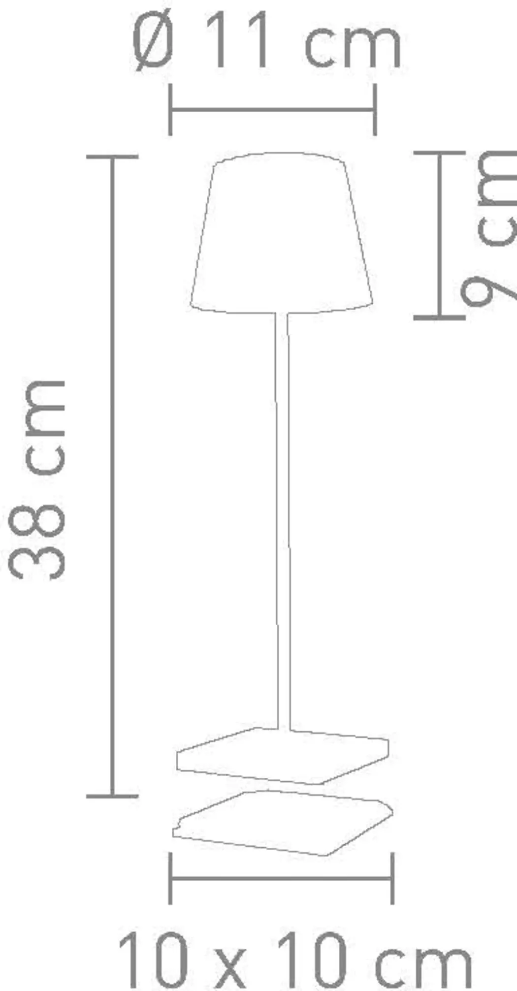LED-Außentischleuchte Troll 2.0