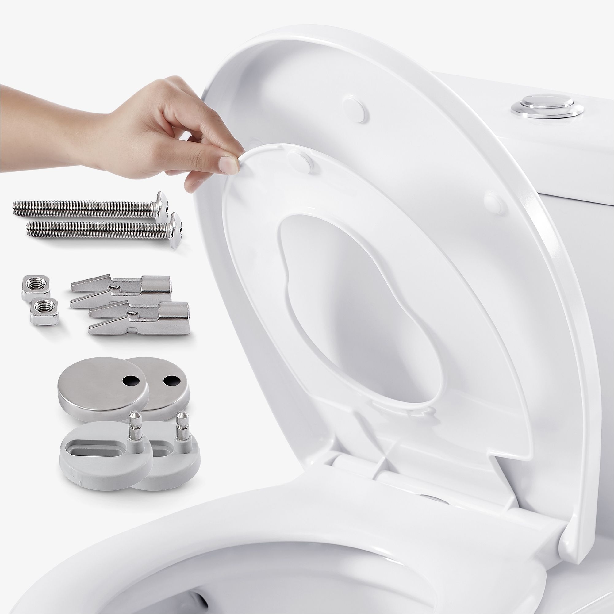 Toilettendeckel Oval mit Kindersitz