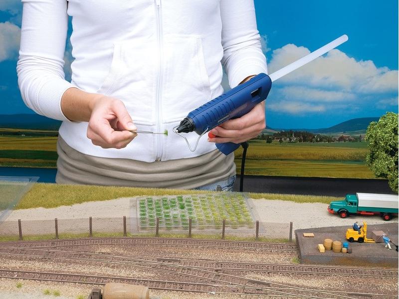 NOCH Grasbüschel 9 mm, Mini-Set-XL, Wiese Farben 42 Stück Kleine Details, die jede Modell-Landschaft aufwerten