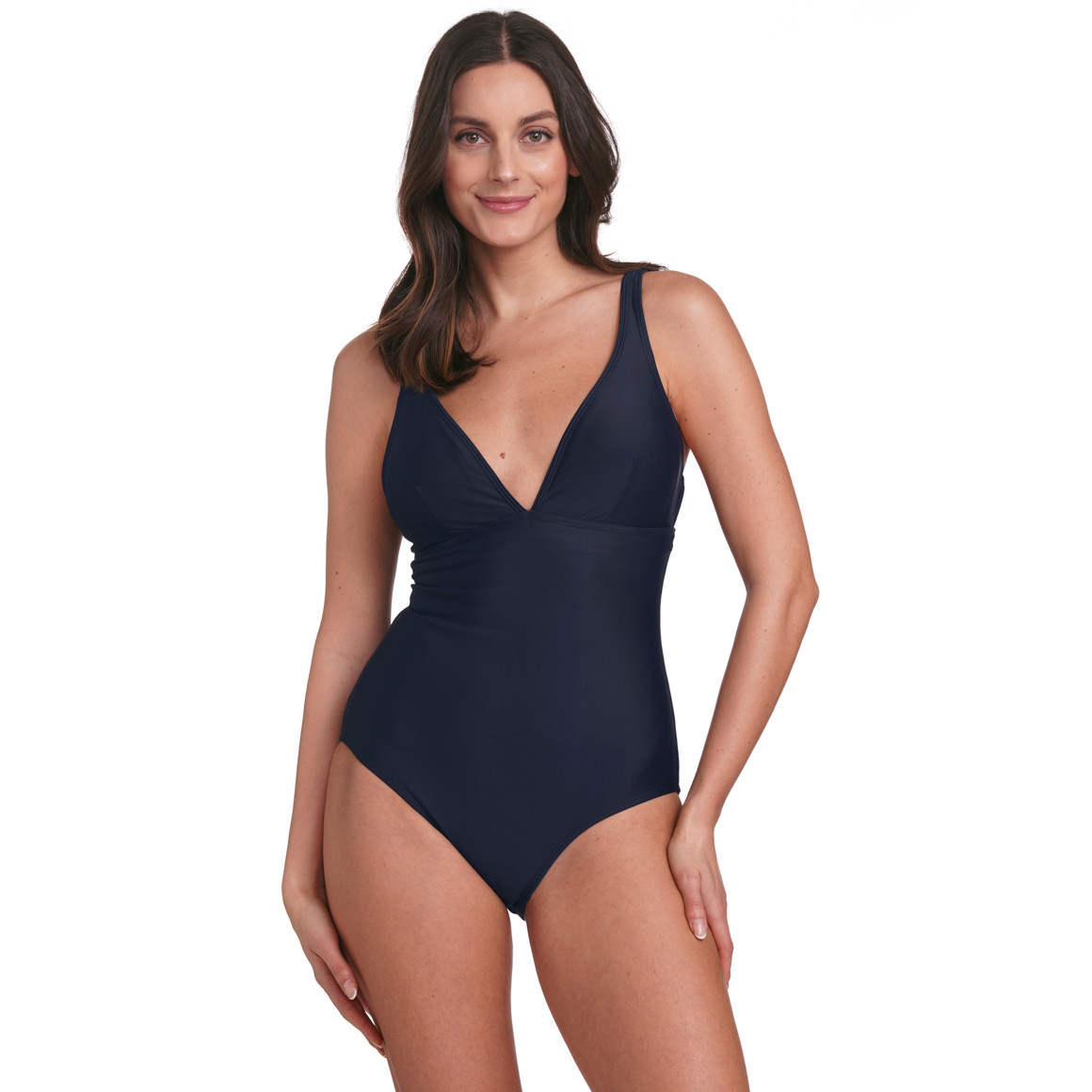 Gina Benotti Damen Shape-Badeanzug mit recyceltem Material nachtblau