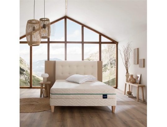 SOMEO - Protège matelas Housse naturelle de remplacement pour matelas aube 700 ecru...