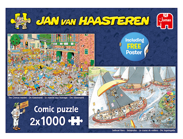 Jan Van Haasteren Puslespill Dutch Traditions 2x1000 brikker, Jumbo