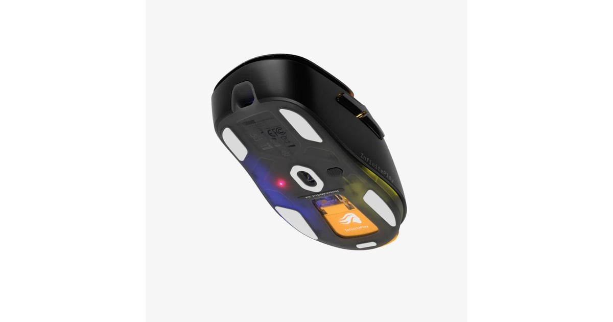 GloriousModel D 3 Wireless gaming muis  (Zwart (mat), Tot 30.000 dpi, RGB, USB / 2.4 GHz / Bluetooth)