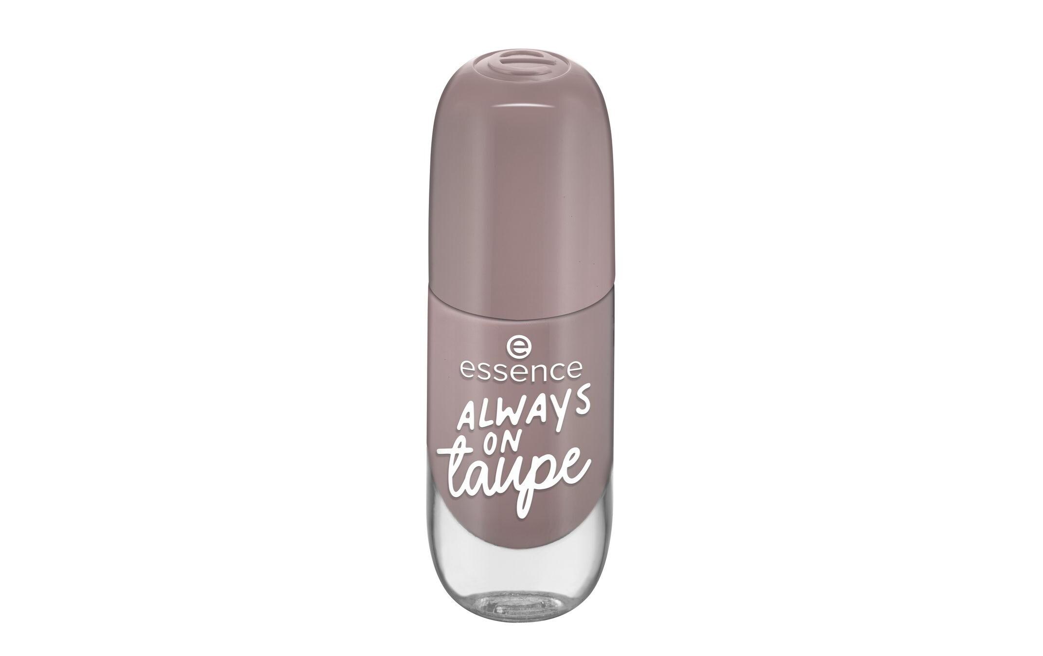 Nagellack Gel Nail 37 ALWAYS ON taupeSchnelltrocknender Nagellack für ein hochglänzendes Gel-Finish