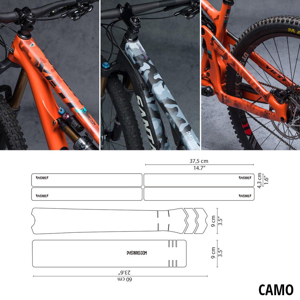 DYEDBRO Camo Rahmenschutz Kit kaufen | Bike-Discount