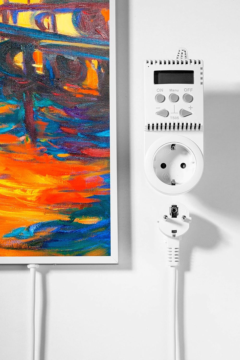 Könighaus Infrarot Bildheizung ✓ Qualität mit TÜV SÜD ✓ 5 Jahre Herstellergarantie ✓ 200+ Bilder ✓ Doppelter Überhitzungsschutz ✓ inkl. Thermostat ✓ 600W ✓ Motiv: Ölgemälde 208