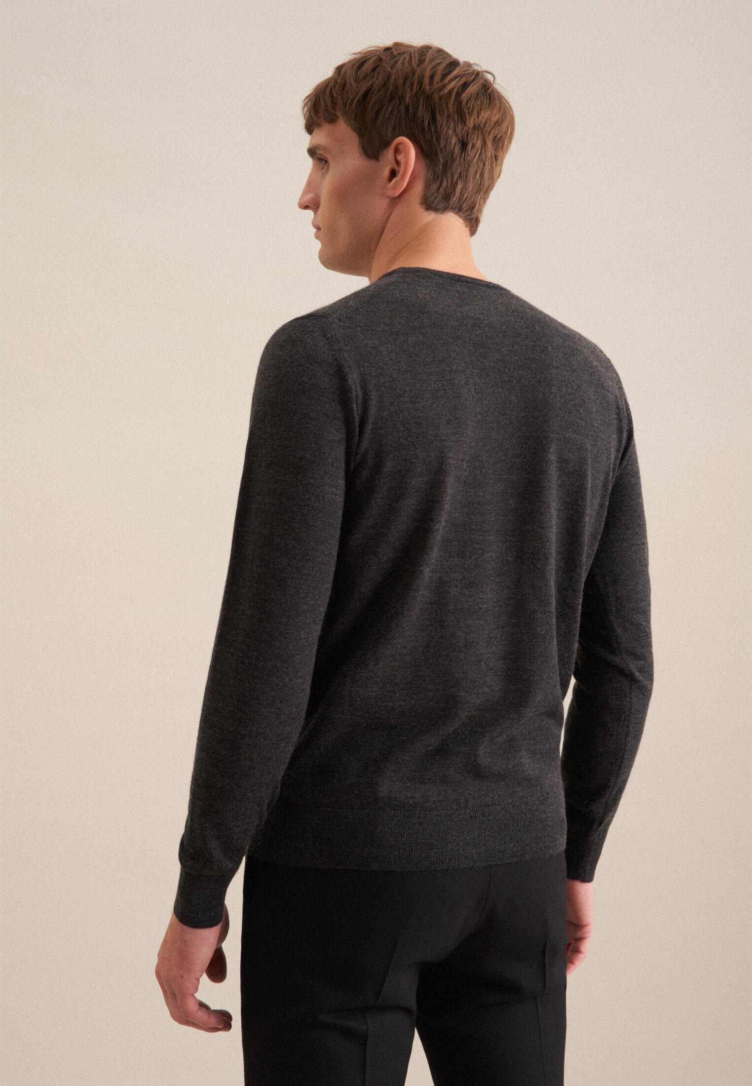 Seidensticker| Herren Pullover Schwarze Rose