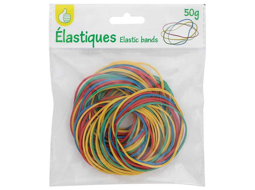ELÁSTICOS POLEGAR 50G CORES SORTIDAS