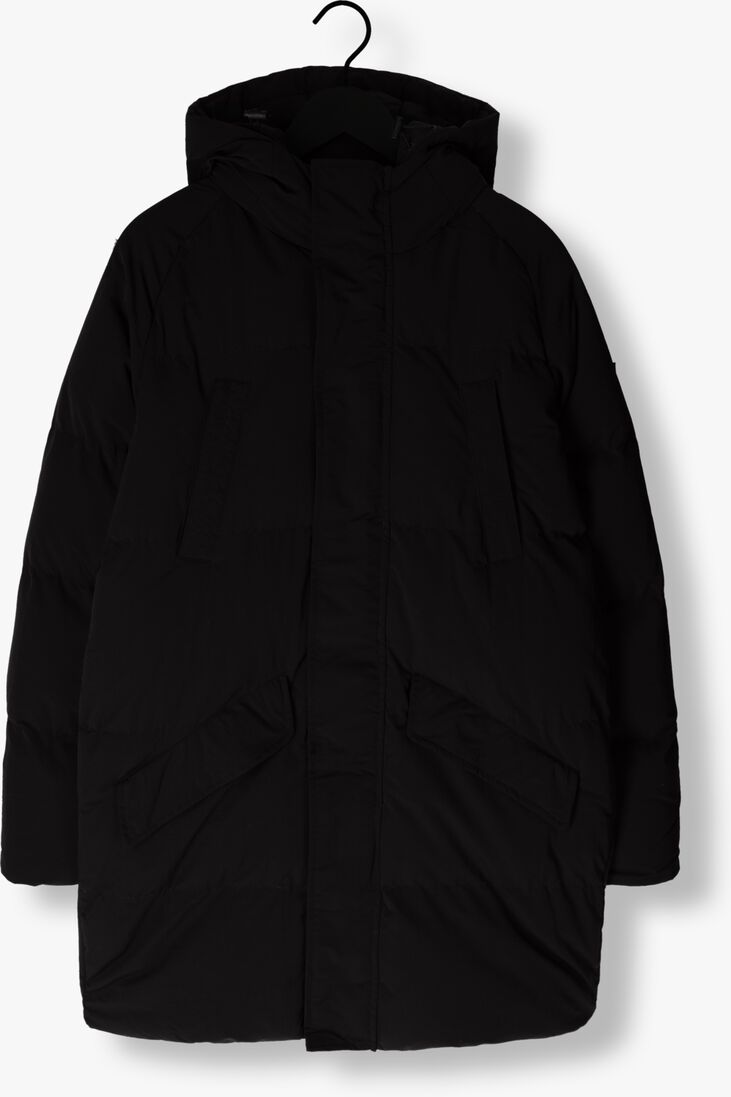 PUREWHITE zwarte purewhite jack long padded jacket with pockets