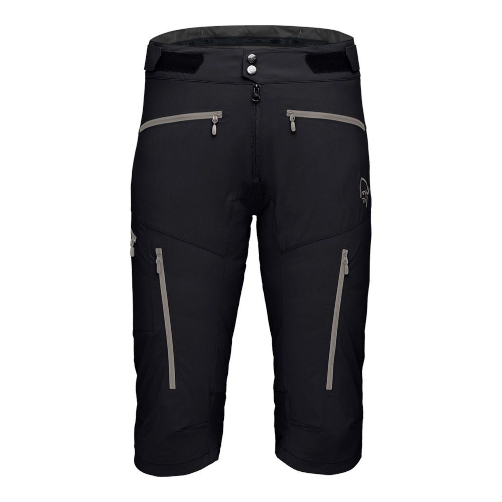 Norrona FJORA FLEX1 - Short Homme caviar