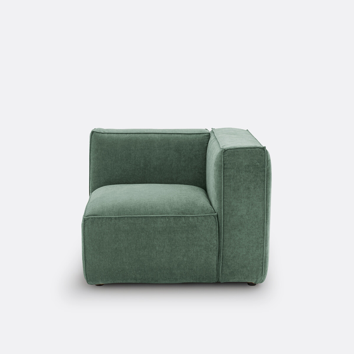 LA REDOUTE INTERIEURS<br>Sofá modular de canto em veludo texturizado, Seven