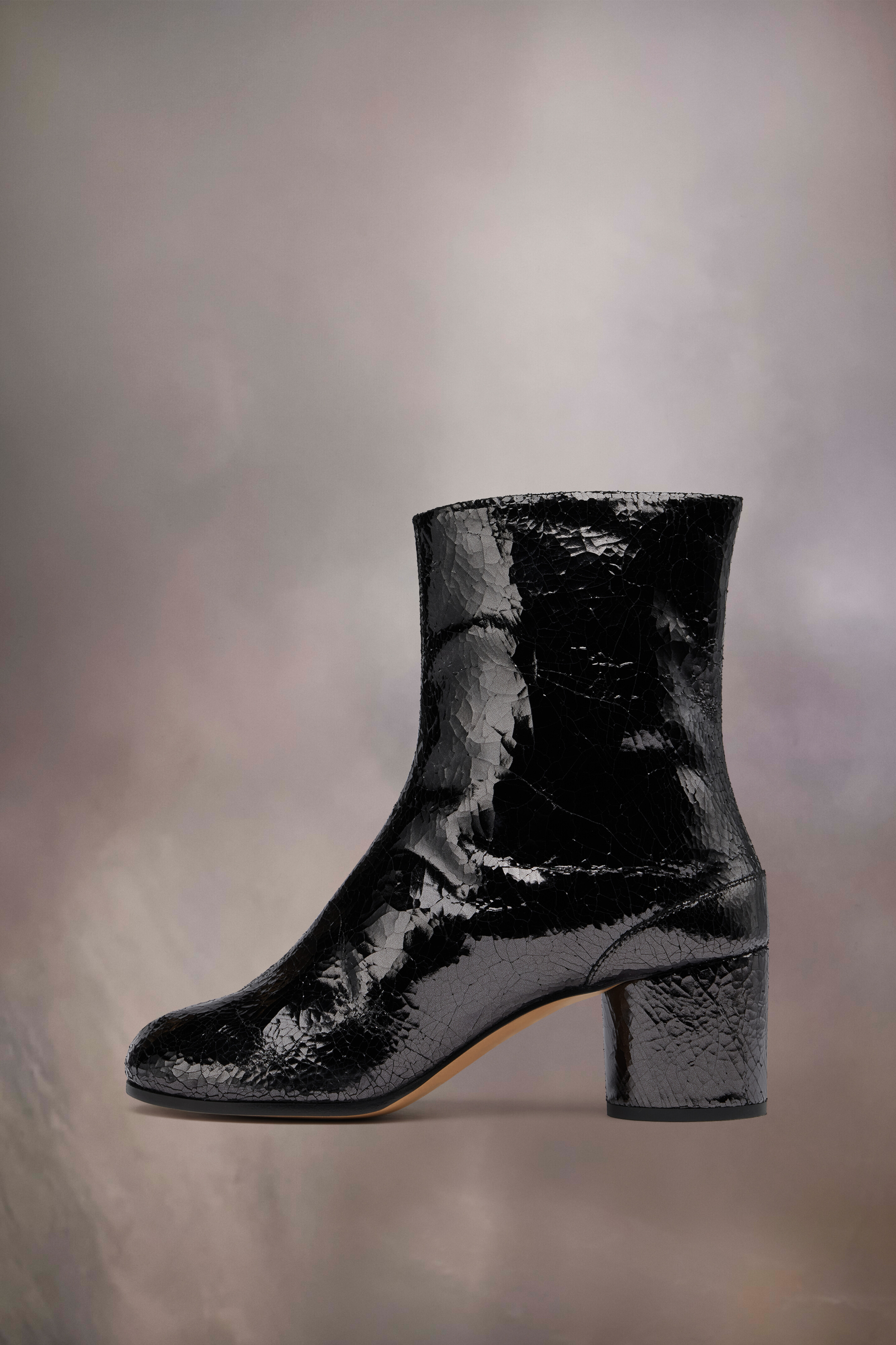 Bottines à talon bloc Tabi Mirror