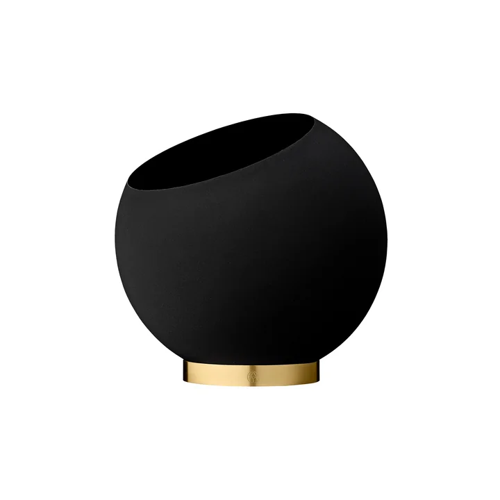 AYTM - Globe Blumentopf, Ø 30 x H 26,6 cm, schwarz