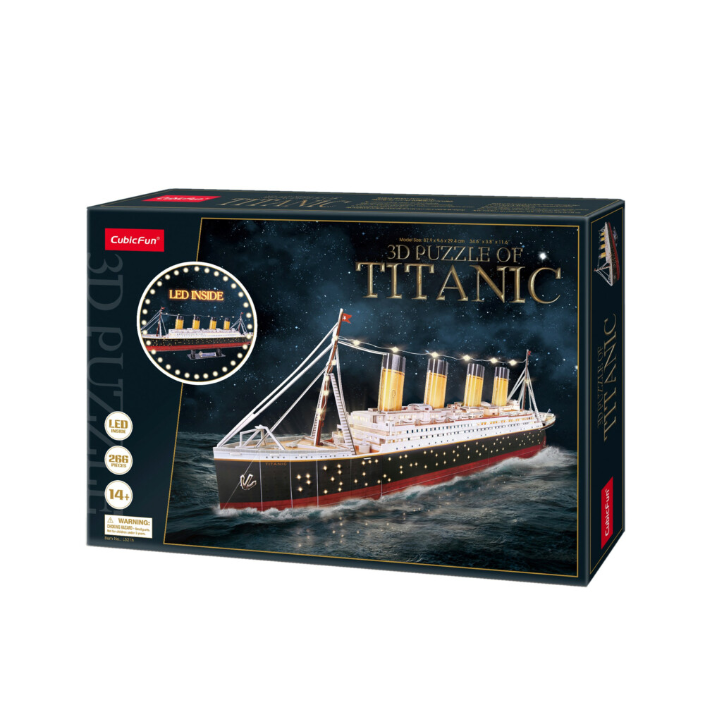 Cubic Fun 3D Puzzel Titanic Led