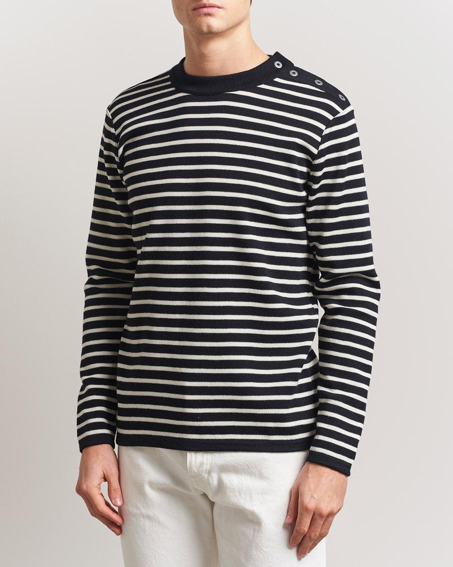 S.N.S. Herning Naval Crew Neck Navy/White