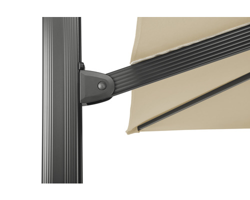 Schneider Rhodos Smart parasol, 300 x 300 cm, naturel