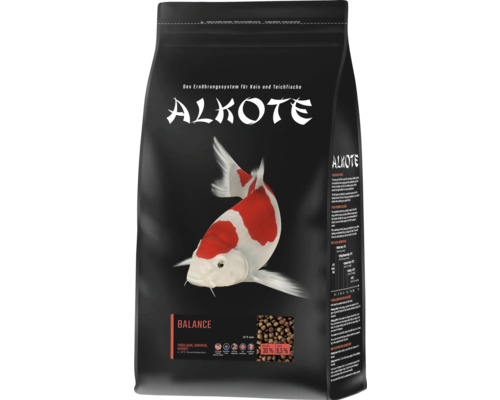 ALKOTE Balance 5 mm 9 kg Vijvervoer, Basisvoer voor Koi en Vijvervissen, Pellets