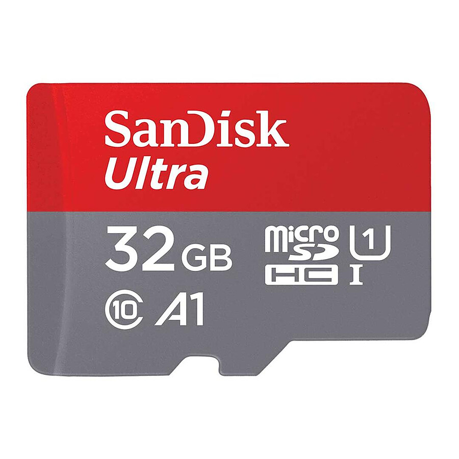 SanDisk Ultra microSDHC 32 Go + Adaptateur SD (SDSQUA4-032G-GN6TA)