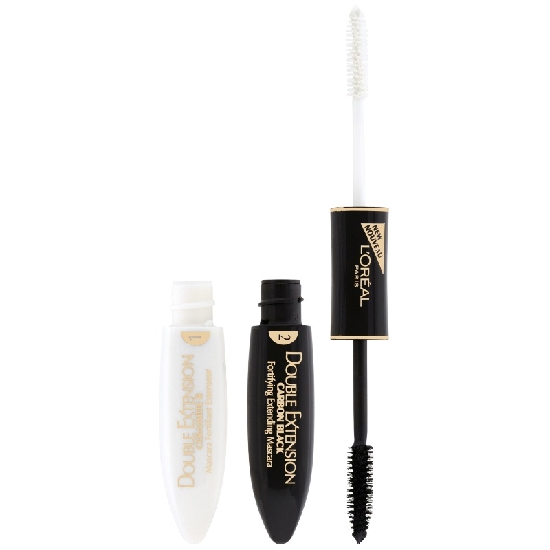 L'Oréal Paris Cosmetics Double Extension Mascara 2 x 6 ml - Extra Black
