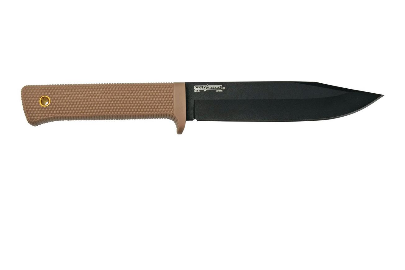 Cold Steel SRK 49LCKDTBK Desert Tan, vaststaand mes