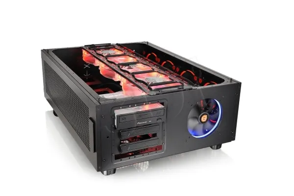 Thermaltake Core P200, PC, SPCC, Sort, 120,140,200 mm, Thermaltake W200, 475 mm