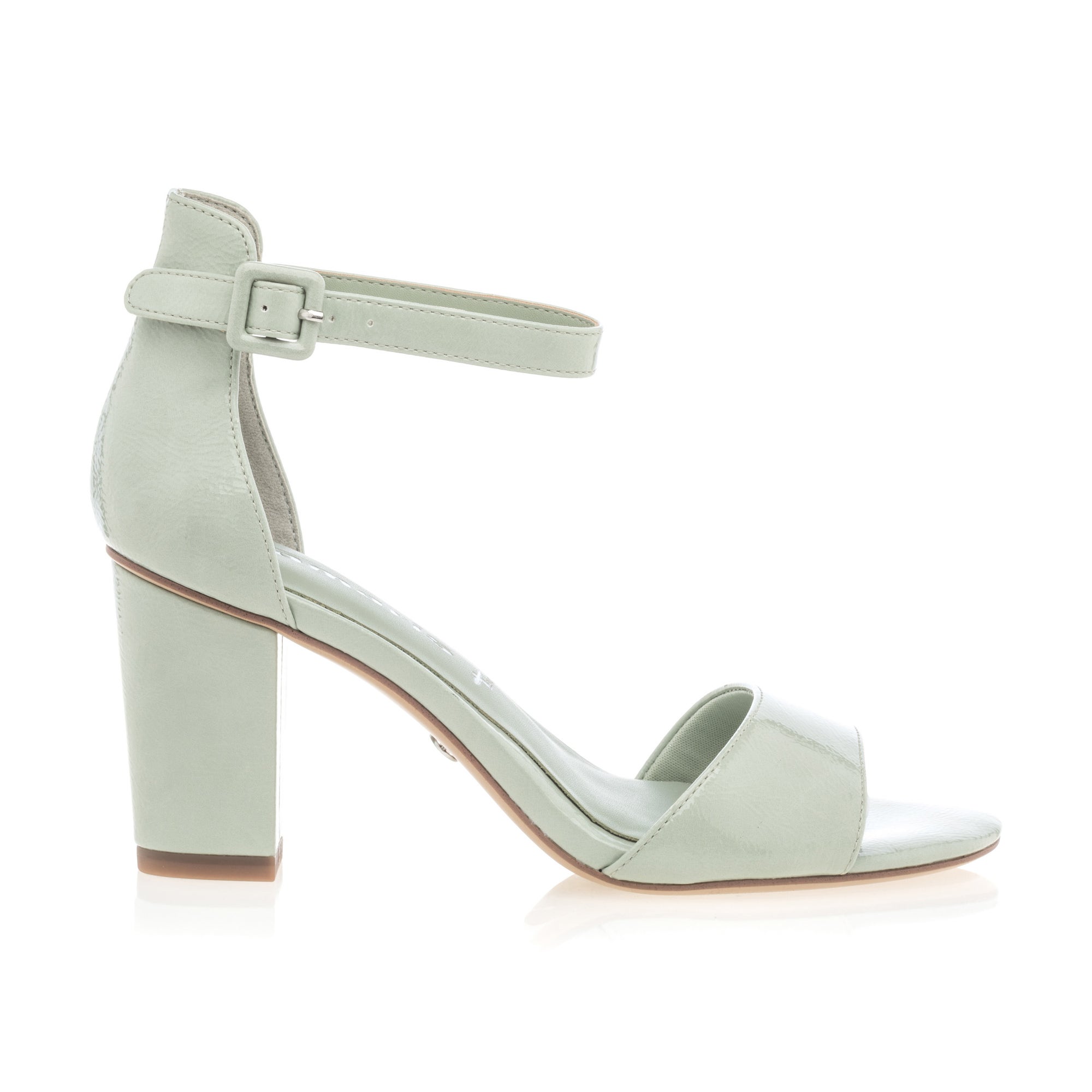 Nu-pieds à talon Femme vert clair