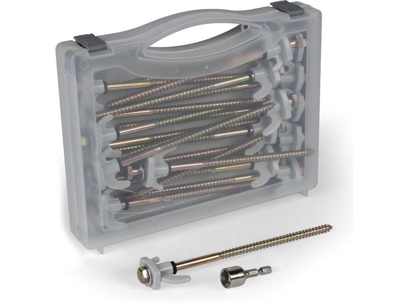KAMPA Schraub-Hering Hex Screw-In Peg 20 Stück Heringe für zusätzlichen Halt