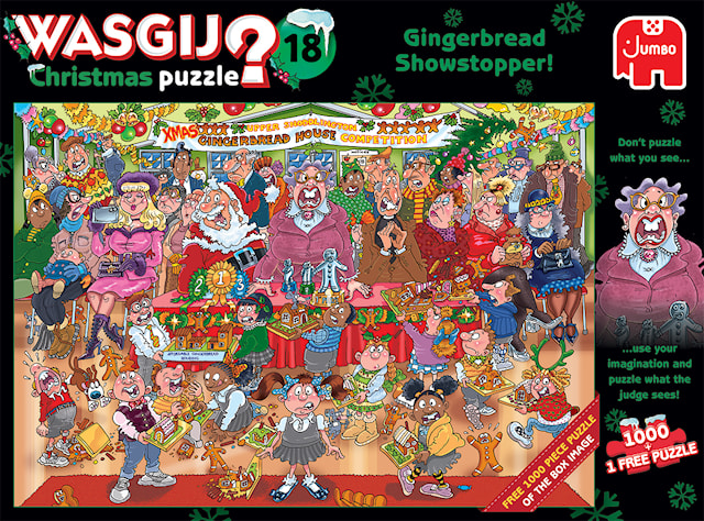 Wasgij Christmas 18 Showstopper Puslespill 1000 brikker, Jumbo