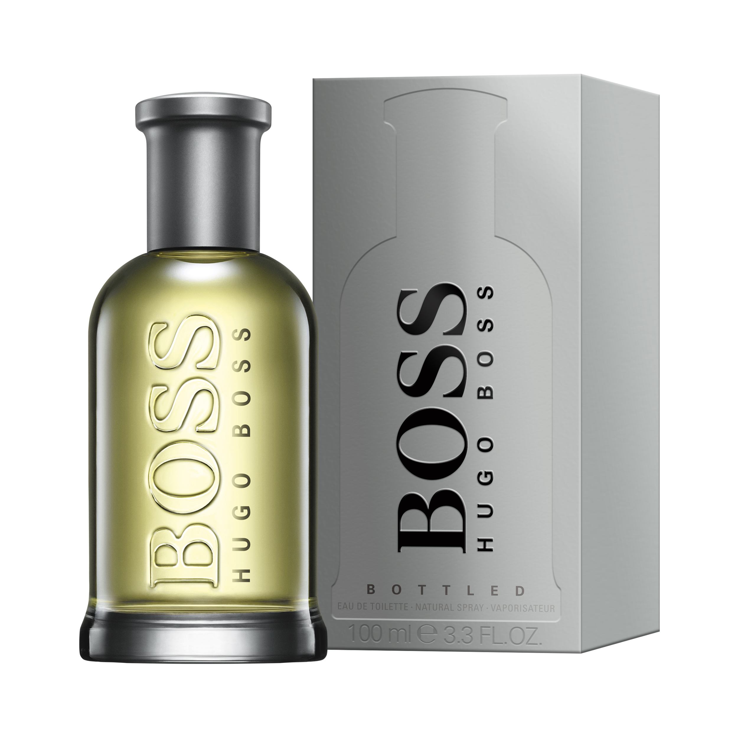 HUGO BOSS Bottled Eau de Toilette Natural<br>100 ml, Natural Spray