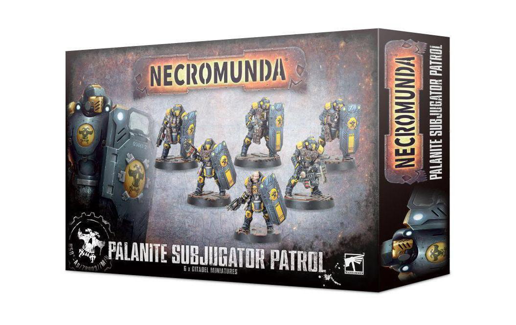 Figurenset Warhammer Necromunda Palanite Subjugator PatrolBauastz für 6 Figuren