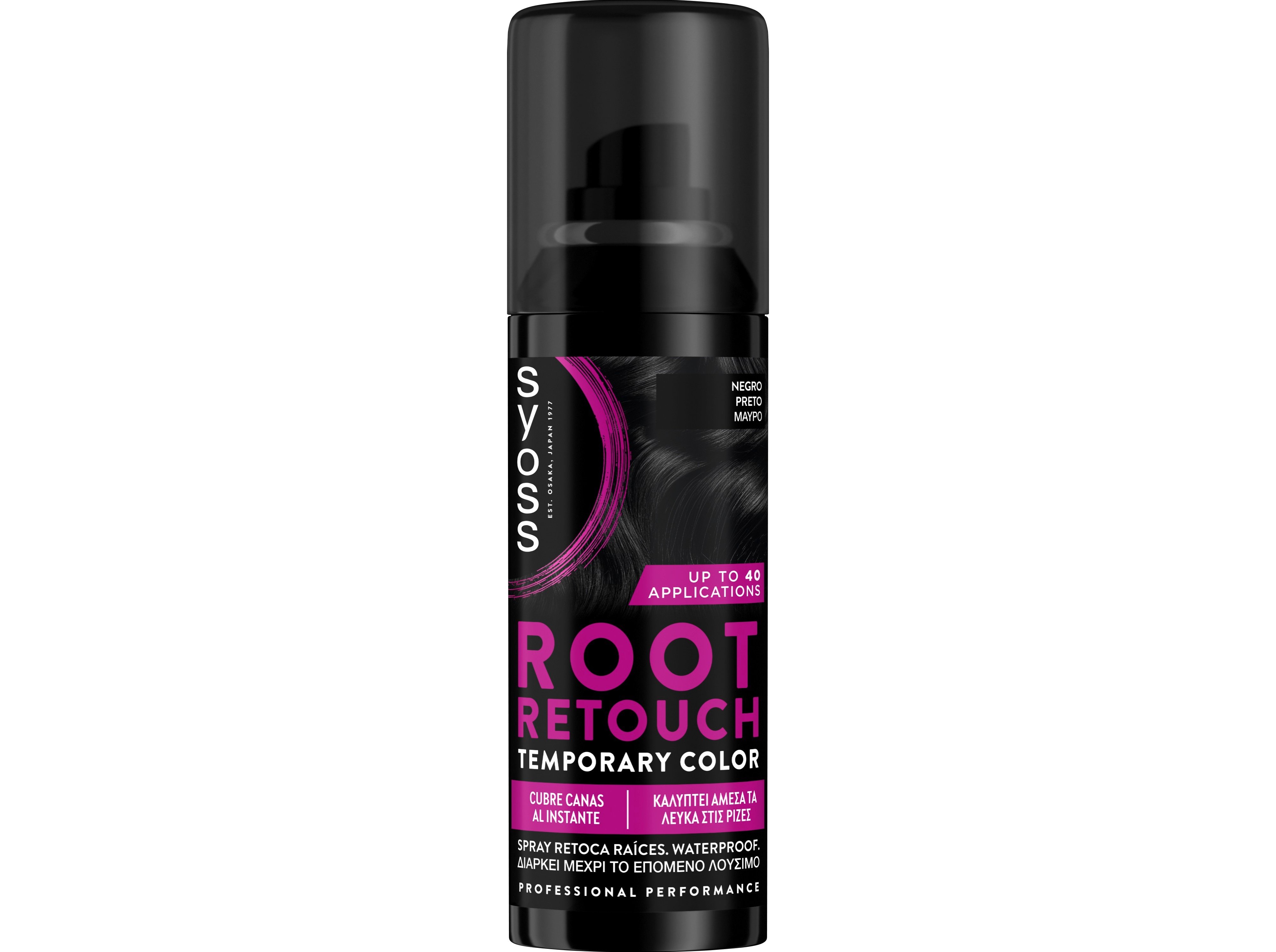 COLORAÇAO SYOSS ROOT RETOUCHER PRETO