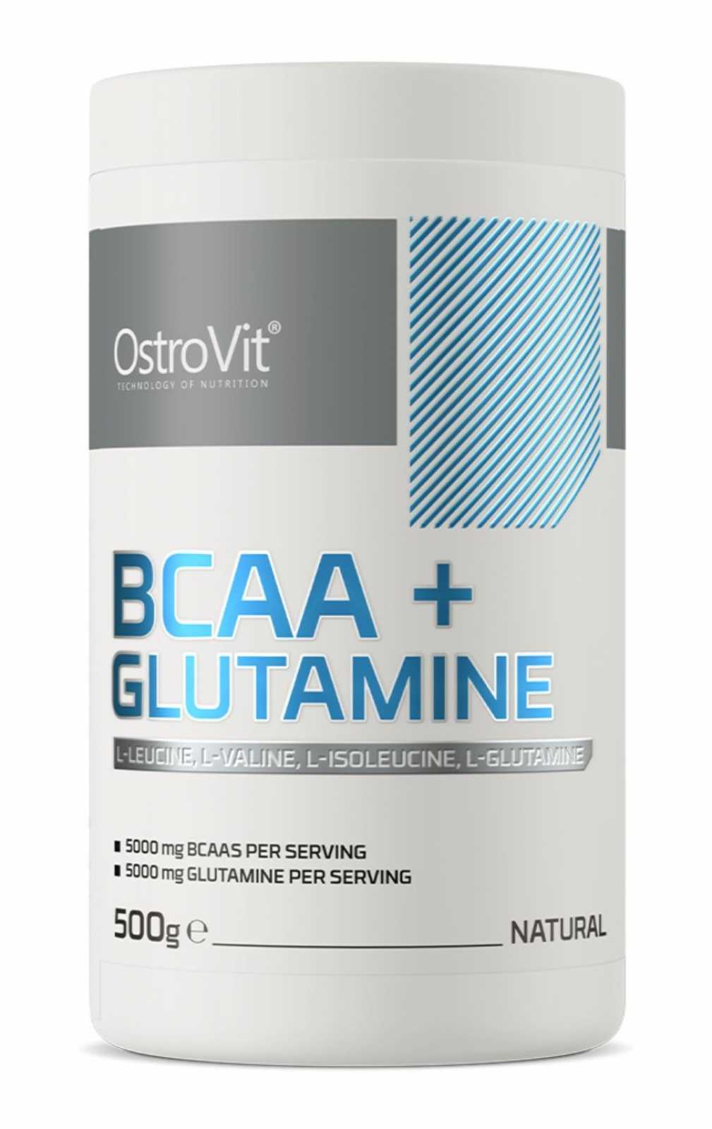 OstroVit 100% BCAA + Glutamina 500 g