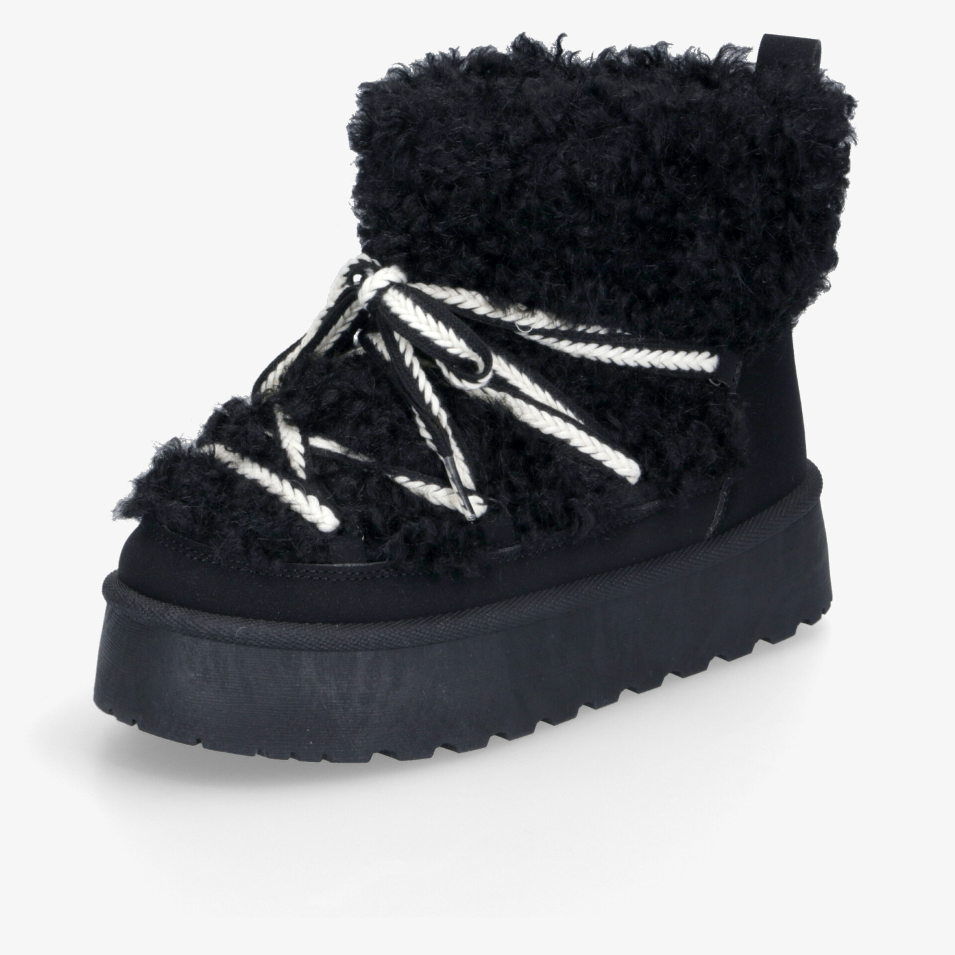 street shoes Damen Winter Boots schwarz