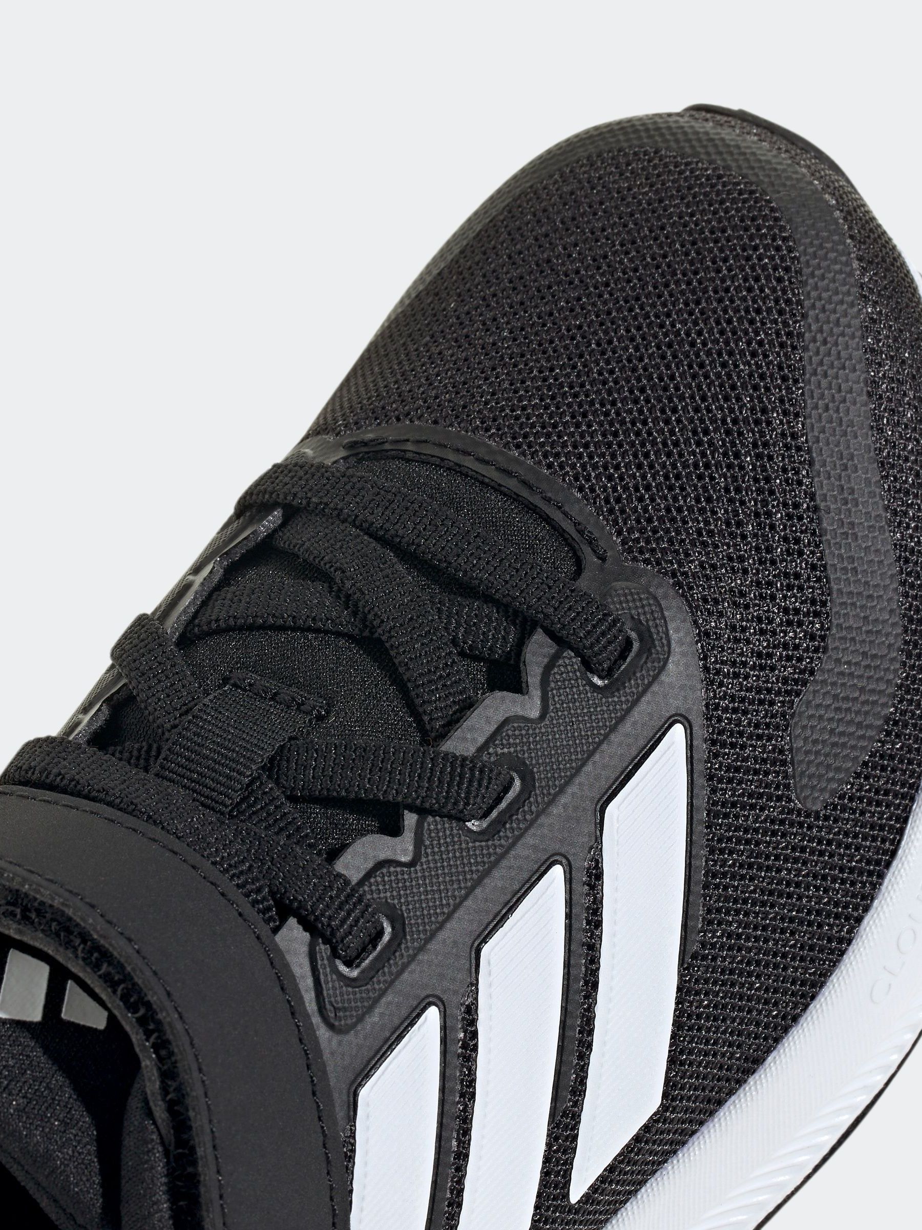 Zwart/wit - adidas Runfalcon 5 kindersneakers met elastische veters