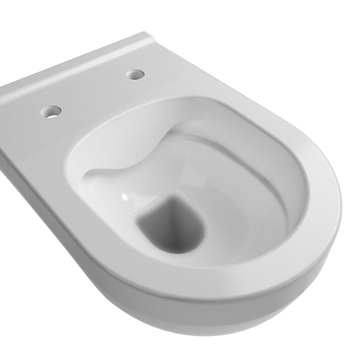 Cuvette WC suspendu compact GoodHome Cavally