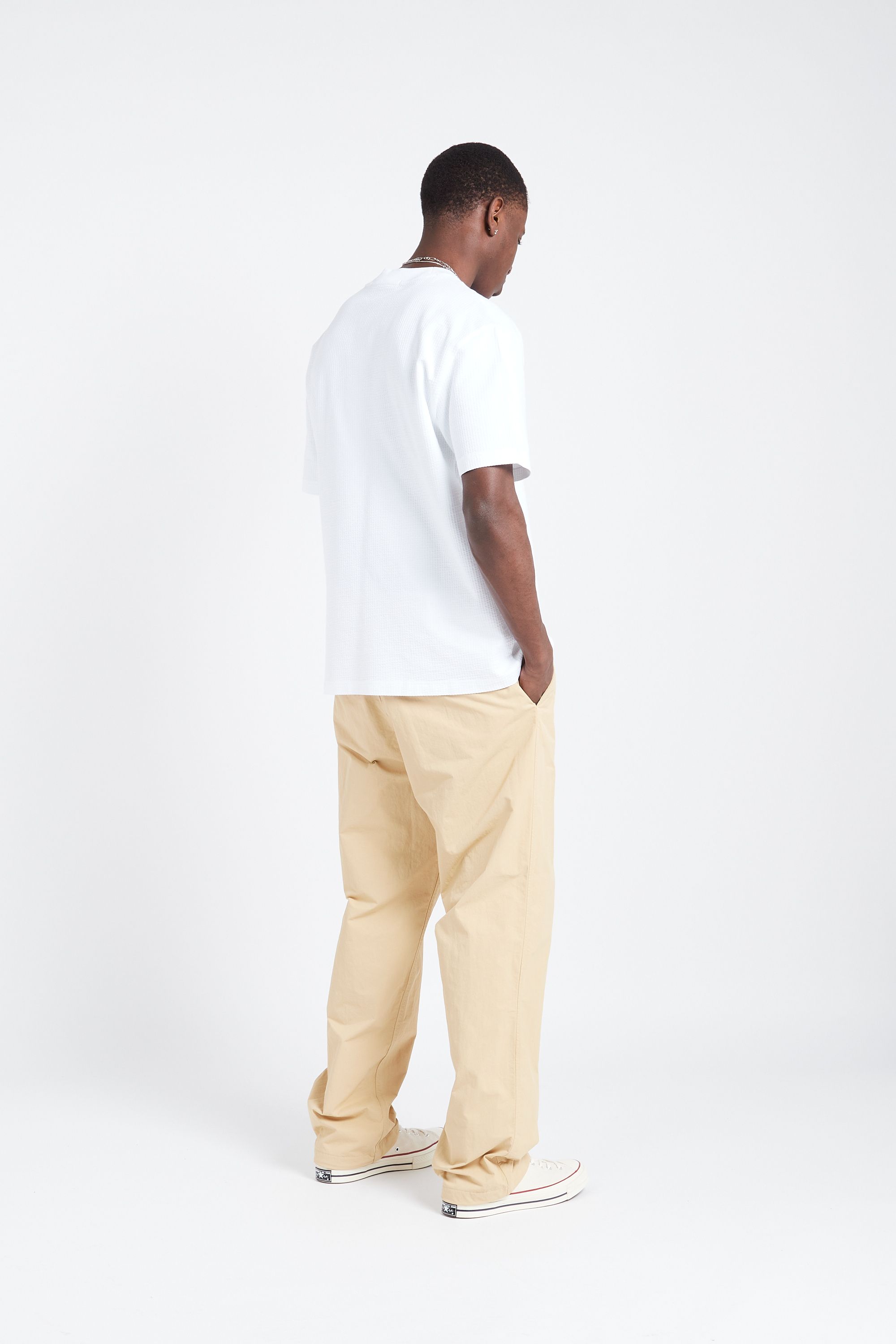 CALVIN KLEIN JEANS T-shirt TEXTURE POCKET  Blanc