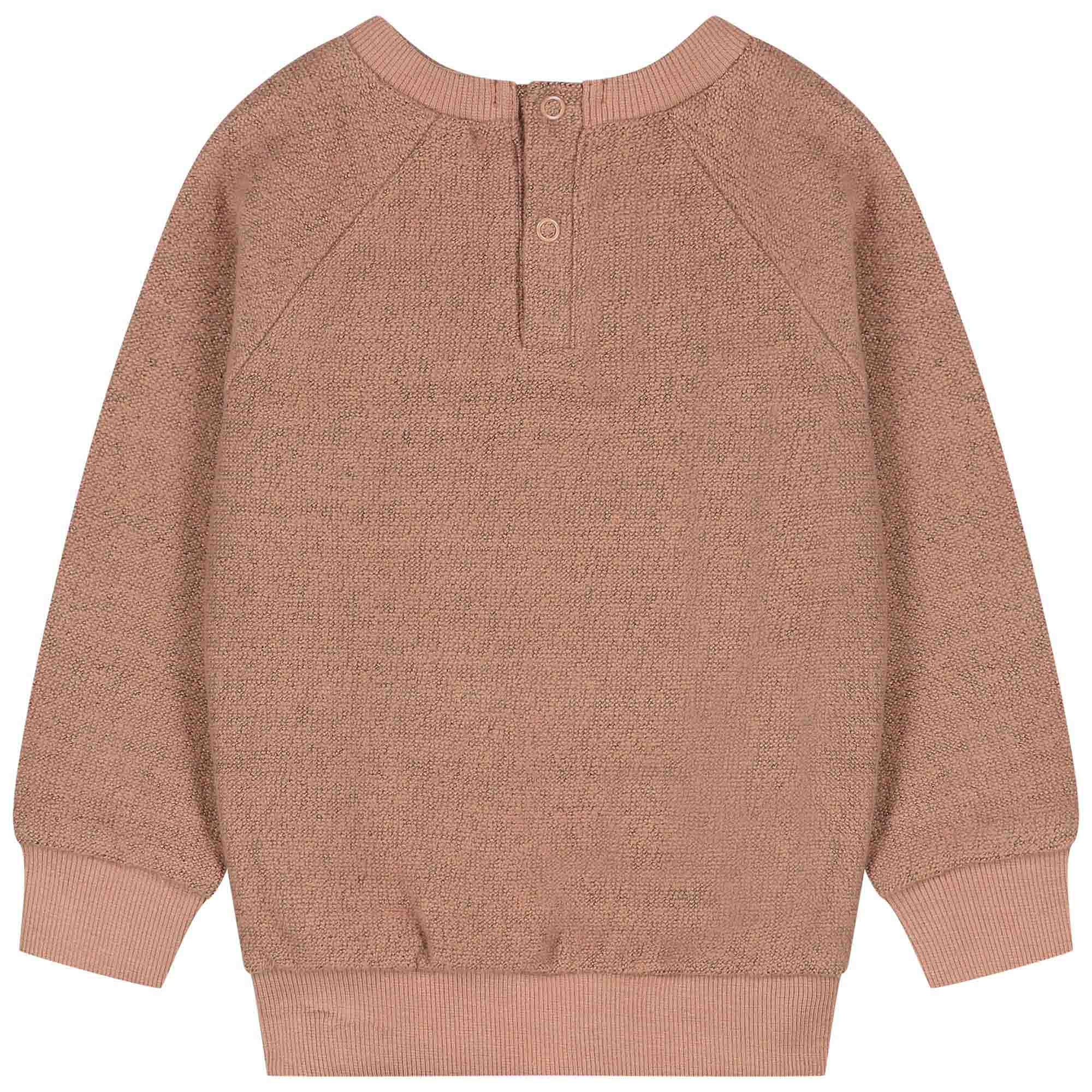 Prénatal peuter sweater lange mouwen effen rood