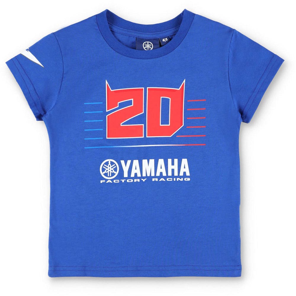 Fabio Quartararo - T-shirt enfant Dual FQ20 Yamaha - 2023 Bleu / Rouge