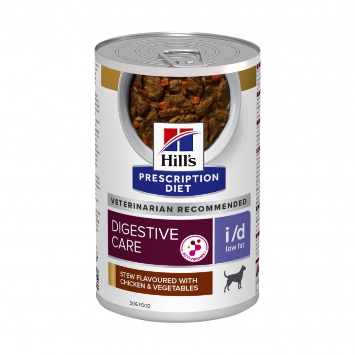 HILL'S Prescription Diet i/d Digestive Care Low Fat en Mijotés au Poulet - Pâtée pour chien