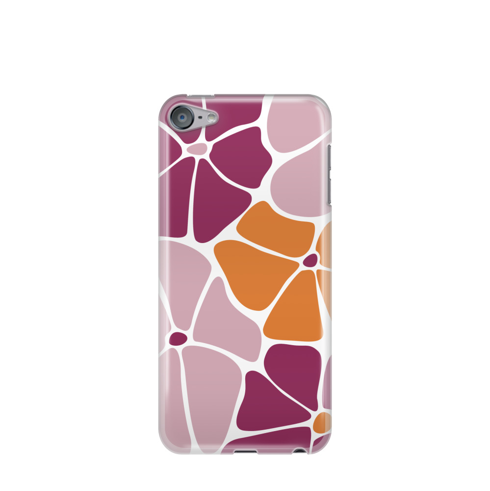 iPod Touch 7G Gummi Hülle Sommerfrucht 2 - Rosa