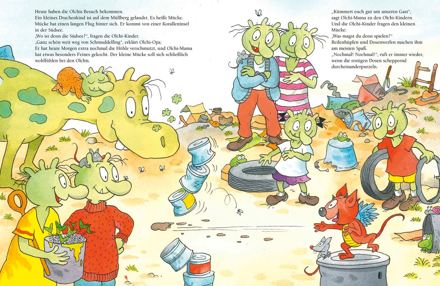 Die Olchis und der kleine Drache Mücke