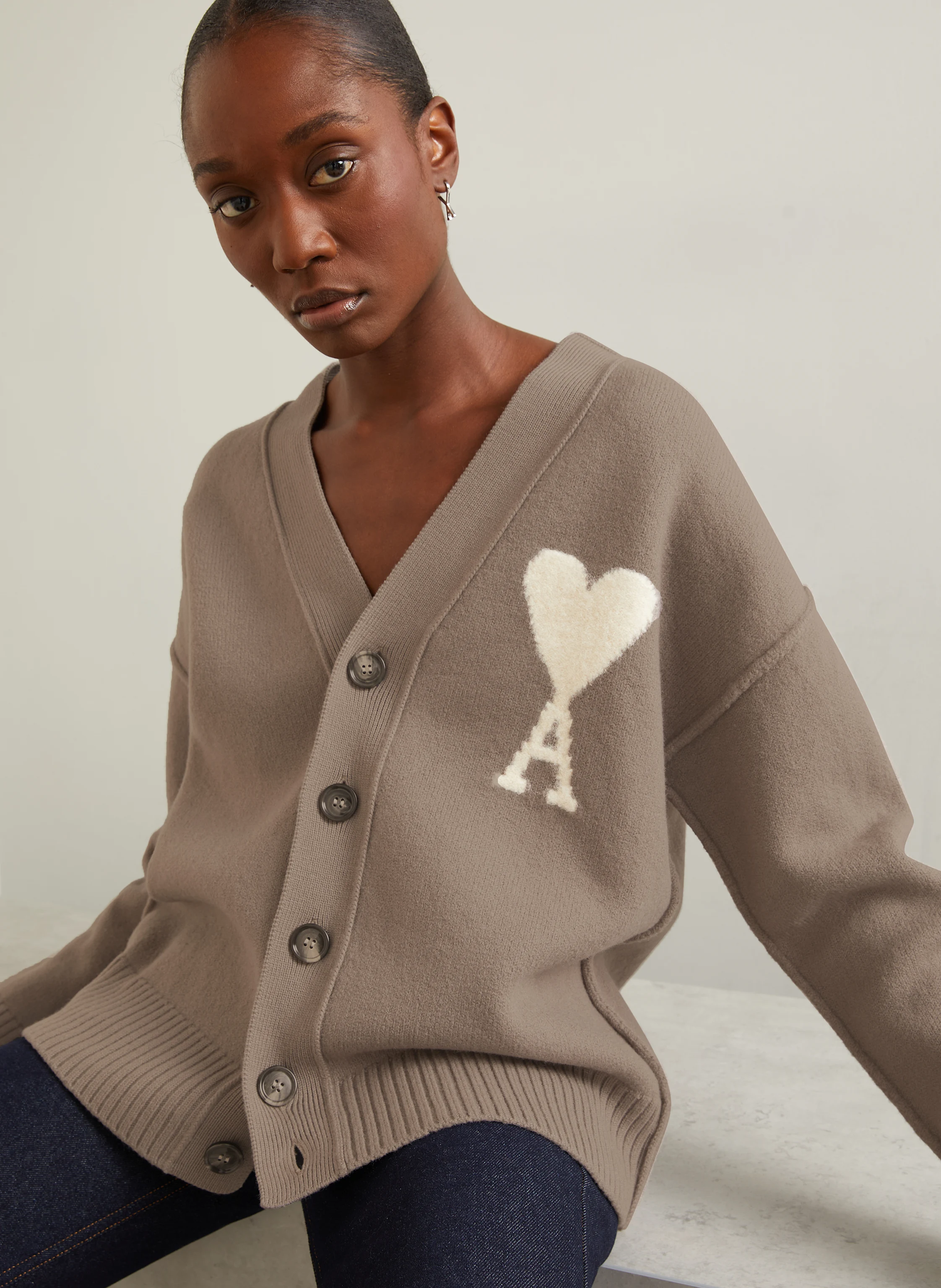 AMI PARIS Strickjacke